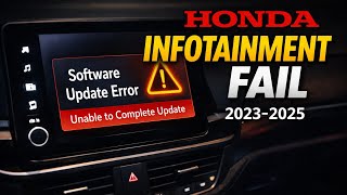Celebrity Honda Accord Setting Update Failure - Software Update Error Wealth