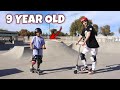 9 year old scooter kid is crazy