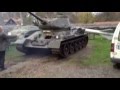 Parking a T-34 Tank