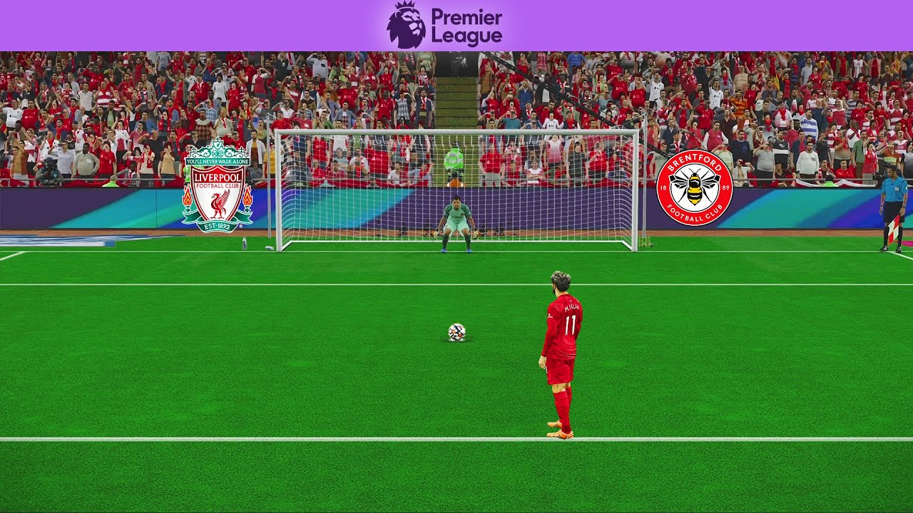 Premier League Match Liverpool FC vs Brentford FC Penalty Shootout