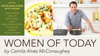 Chef Daniel Green’s White Bean Puree with Shrimp