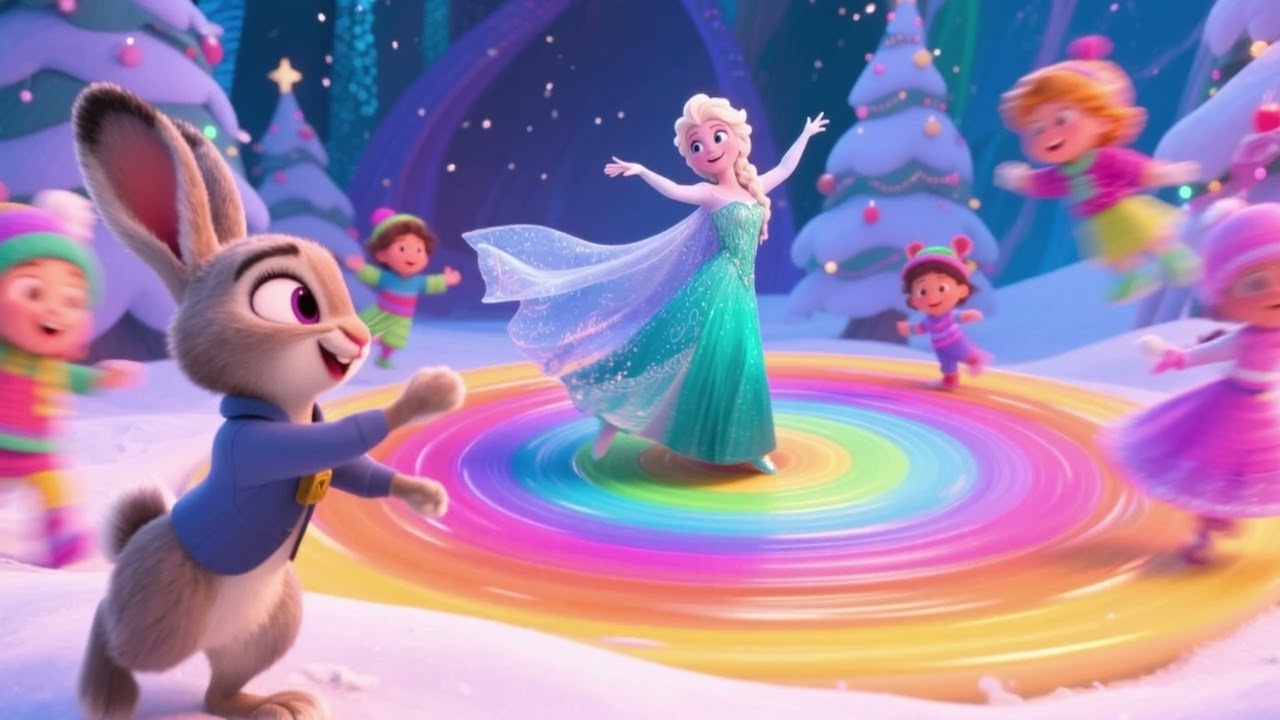 Spin Around – Elsa and Peter Rabbit ❄️🐇 | Fun Kids Song & Dance