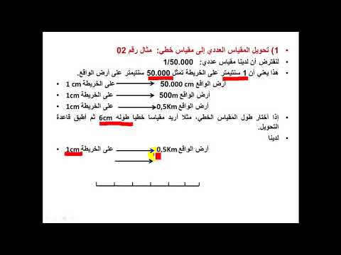 فيديو: كيفية معرفة مقياس الخريطة