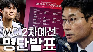 김도훈호 6월 A매치 명단 발표! 배준호, 오세훈 등 7명 최초 발탁ㄷㄷ