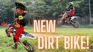Kid Gets New Dirt Bike - KTM 50sx by Andrew DeVries 41,695 views 1 year ago 10 minutes, 39 seconds