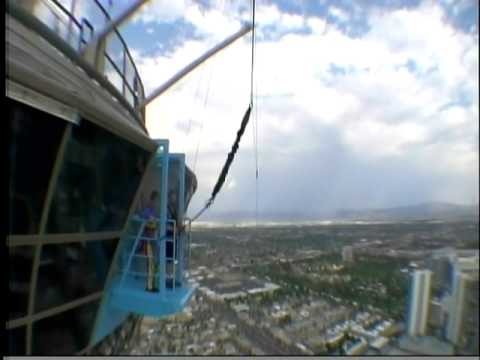 Insane Free Fall BIG SHOT POV [1,081 FEET] Stratosphere Las Vegas 