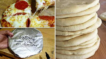 ¿Se puede congelar la pizza en papel de aluminio?