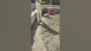 Earth compactor #civilengineering #construction #soil #consolidated #compact #compaction
