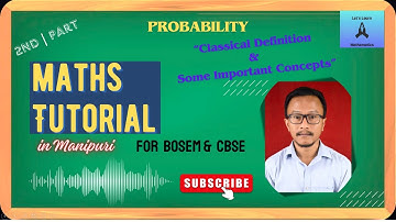 Class 10 || PROBABILITY || Part 2 || BOSEM & CBSE || Manipur