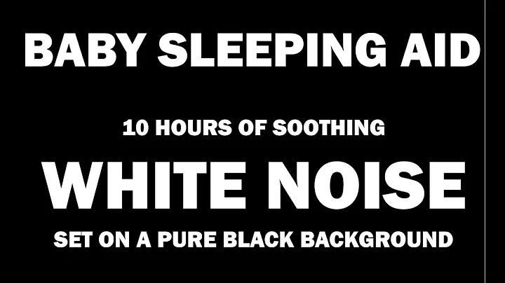 10 Hours Shh & White Noise Shushing Colic Baby Dark Screen Relaxing Shhh Shush