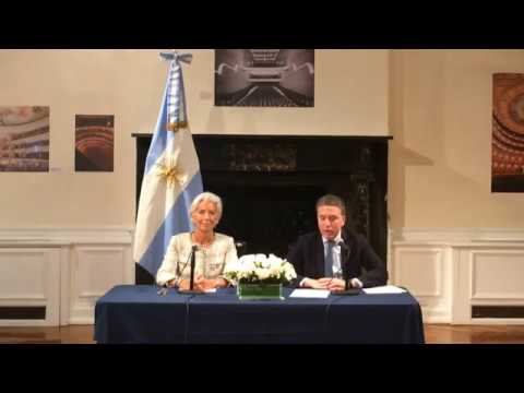 Nicolás Dujovne y Christine Lagarde anunciaron el acuerdo alcanzado entre Argentina y el FMI