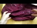 Urban Future Men's Cotton Polka Dotted Button Down Long Sleeve Shirt