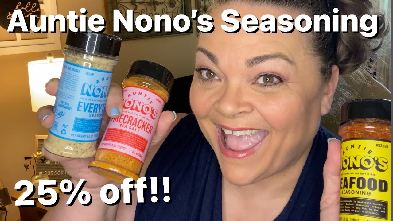 Auntie Nono's Seasonings !! 25% off Yummmmmm 