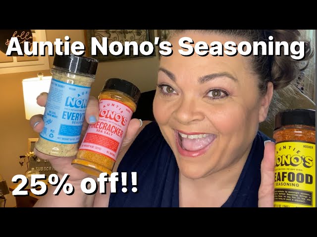 Auntie Nono's Seasonings !! 25% off Yummmmmm 