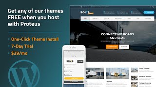 Free WordPress Themes with Hosting