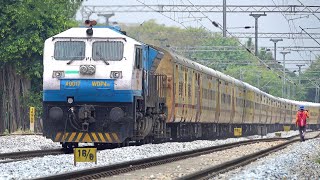 Hi-SPEED DIESEL & ELECTRIC TRAINS OF INDIAN RAILWAYS| BUMPER LOCOS & HARDWORKING LINEMAN| PART - 12