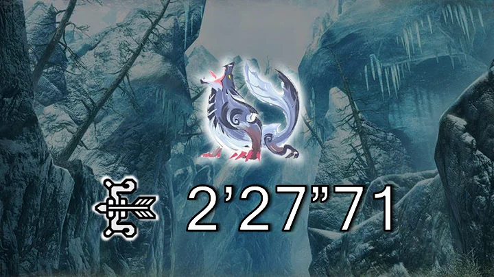 【MHR:SB/Switch】氷狼、月を振り返らず ルナガロン 弓ソロ TA 2'27”71 / Lunagaron Bow Solo