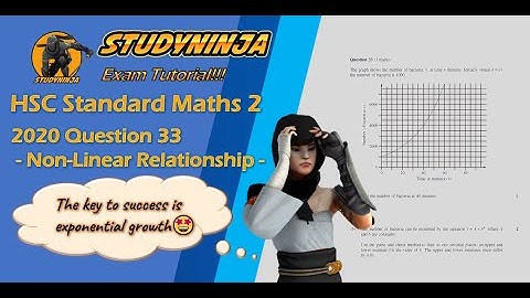 HSC Maths Standard 2020 Question 33 - StudyNinja