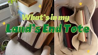 Lands' End Natural Open Top Beach Bag, Editor Review