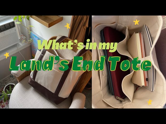 What's in my Land's End Tote? / Land's End Tote Review 