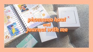 haul | phomemo package + journal with me