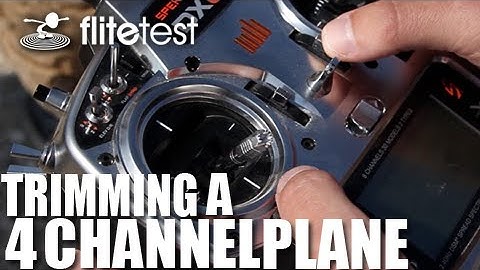 Flite Test - Trimming a 4 Channel Plane - FLITE TIP