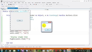 How to HashTable Add, Remove, Search  VB NET 2012