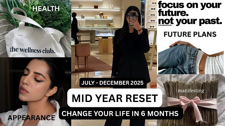 Mid Year Reset 2025 - Let me help you change your life 🤍