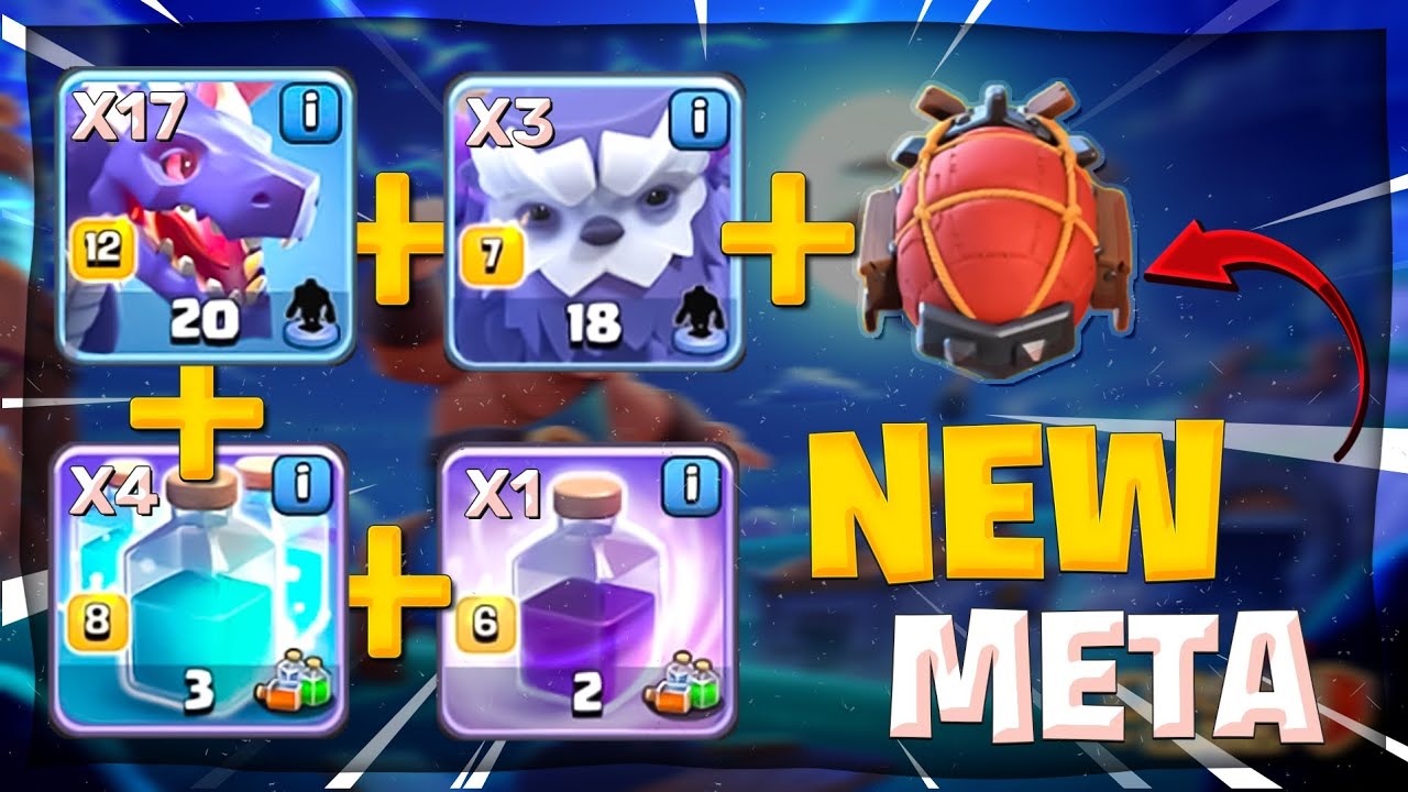 ‼️NEW‼️NEVER Fail |Yetimite + Clones | TH17 Dragon attack strategy | Legend League | Clash of Clans