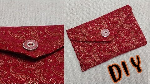 How To Make A Fabric Envelope, Fabric Envelope Clutch Bag,  Wallet/Purse Easy Sewing Tutorial