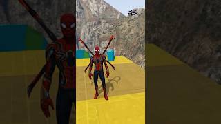 spiderman Mega Slides Challenge Ragdolls Funny MOMENT  #gta5
