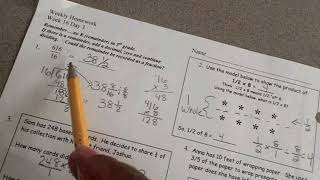 Week 16 Math homework