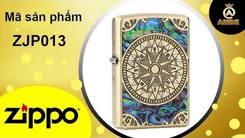 Bật lửa Zippo ZJP013 khảm trai tinh xảo cao cấp | Zippodep.vn