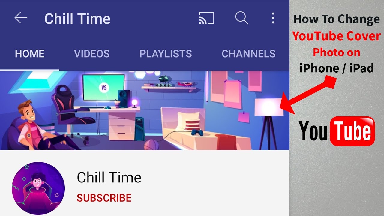 How To Change Youtube Channel Art Cover Photo On Iphone Ipad 21 Chillroot How To Change Youtube Channel Art Cover Photo On Iphone Ipad 21 Chillroot