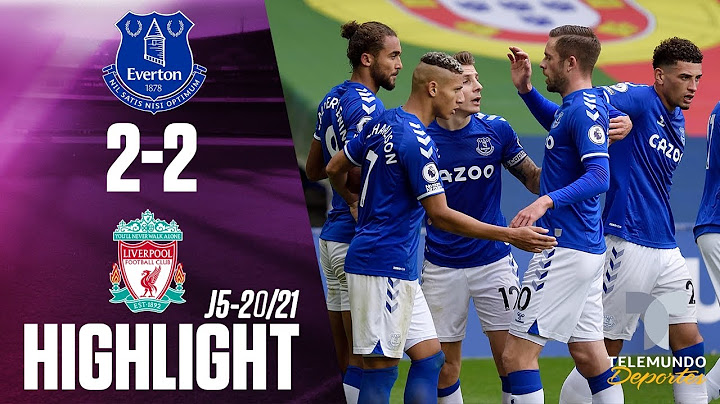 Highlights & Goals | Everton vs. Liverpool 2-2 | Telemundo Deportes