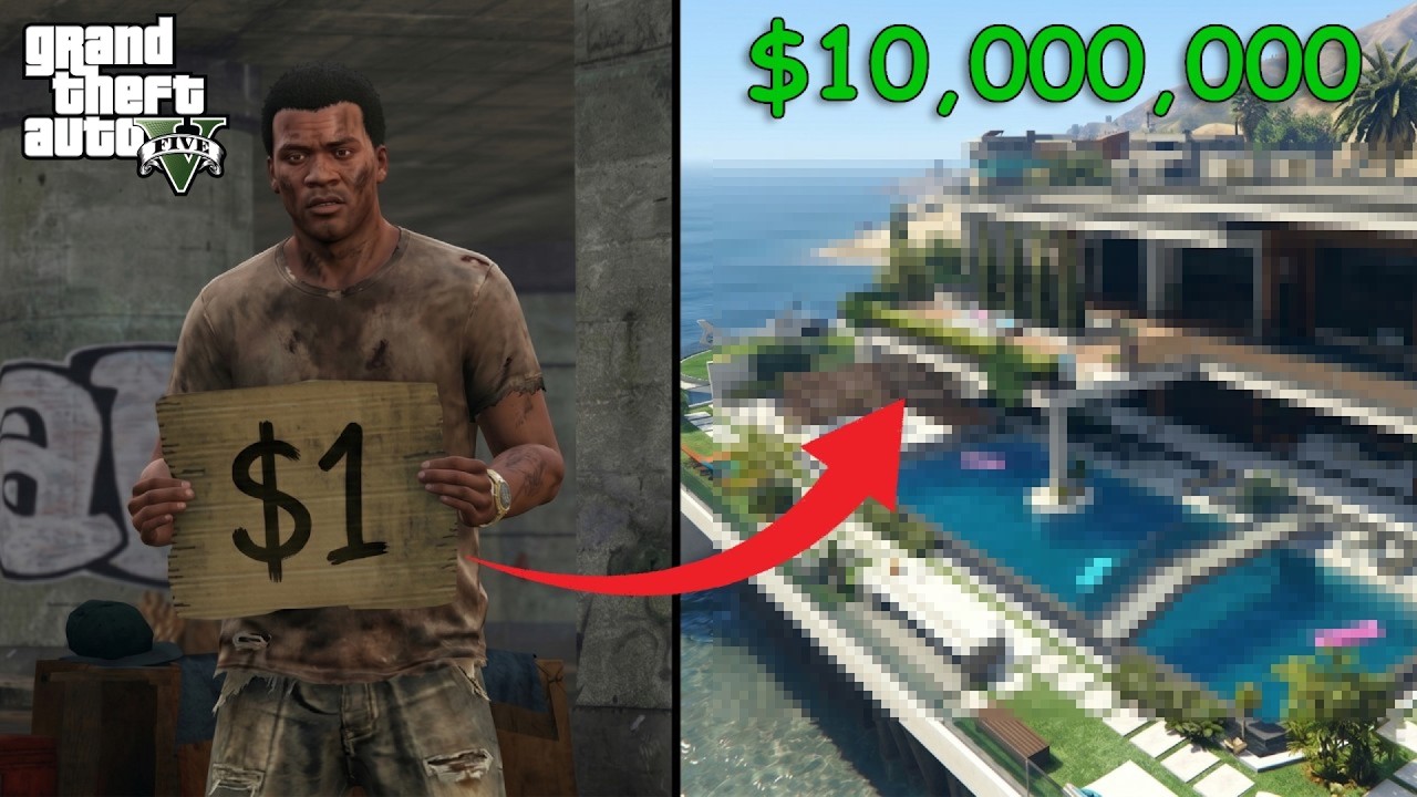 I Spent 100 Days as Homeless in GTA 5 - YouTube