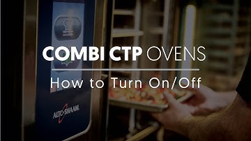 Combi CTP: How to Turn the Oven On and Off