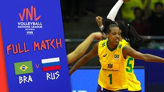 Brazil 🆚 Russia - Full Match | Women’s Volleyball Nations League 2019