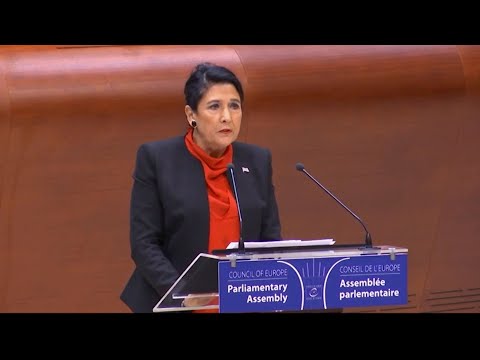 საქართველოს პრეზიდენტის გამოსვლა ევროსაბჭოს საპარლამენტო ასამბლეაზე - შეფასებები