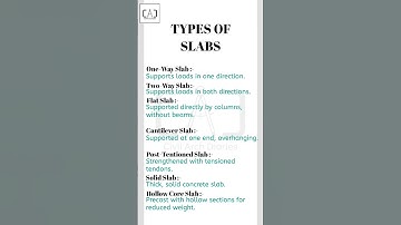 Types of Slabs | Slabs in building construction | building structure | Structural engineering #slab