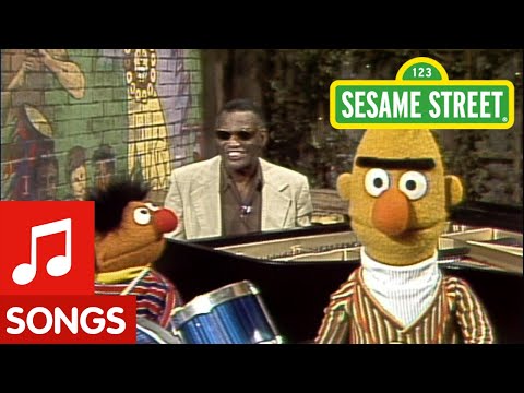 Sesame Street: Ray Charles Sings "I Got A Song"  With Bert & Ernie