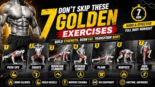 ONLY 7 EXERCISES YOU EVER NEED 😱 Don’t Miss These!