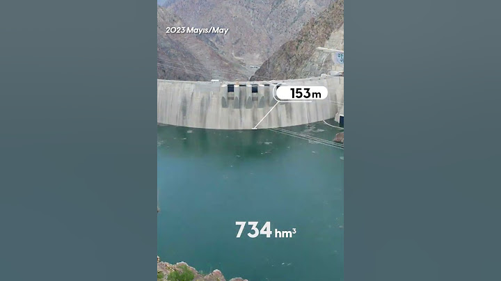 Yusufeli Barajı'nda su seviyesinin yükselme süreci - Yusufeli Dam / Çoruh River, Artvin, Türkiye