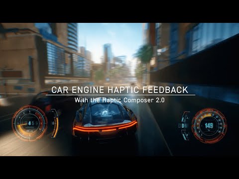 Create car engine haptics feedback for video games - Haptic Composer 2.0