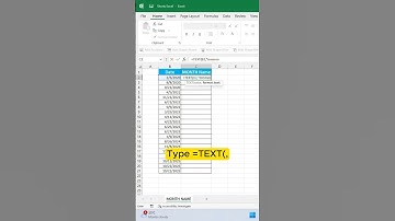 Excel Hack: Convert Dates to Month Names with TEXT Function!