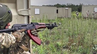 Ukrainian Soldiers Training To Fight: Urban Warfare