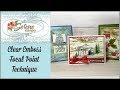 Clear Emboss Focal Point Technique with "Snow Front" Stamp Set!