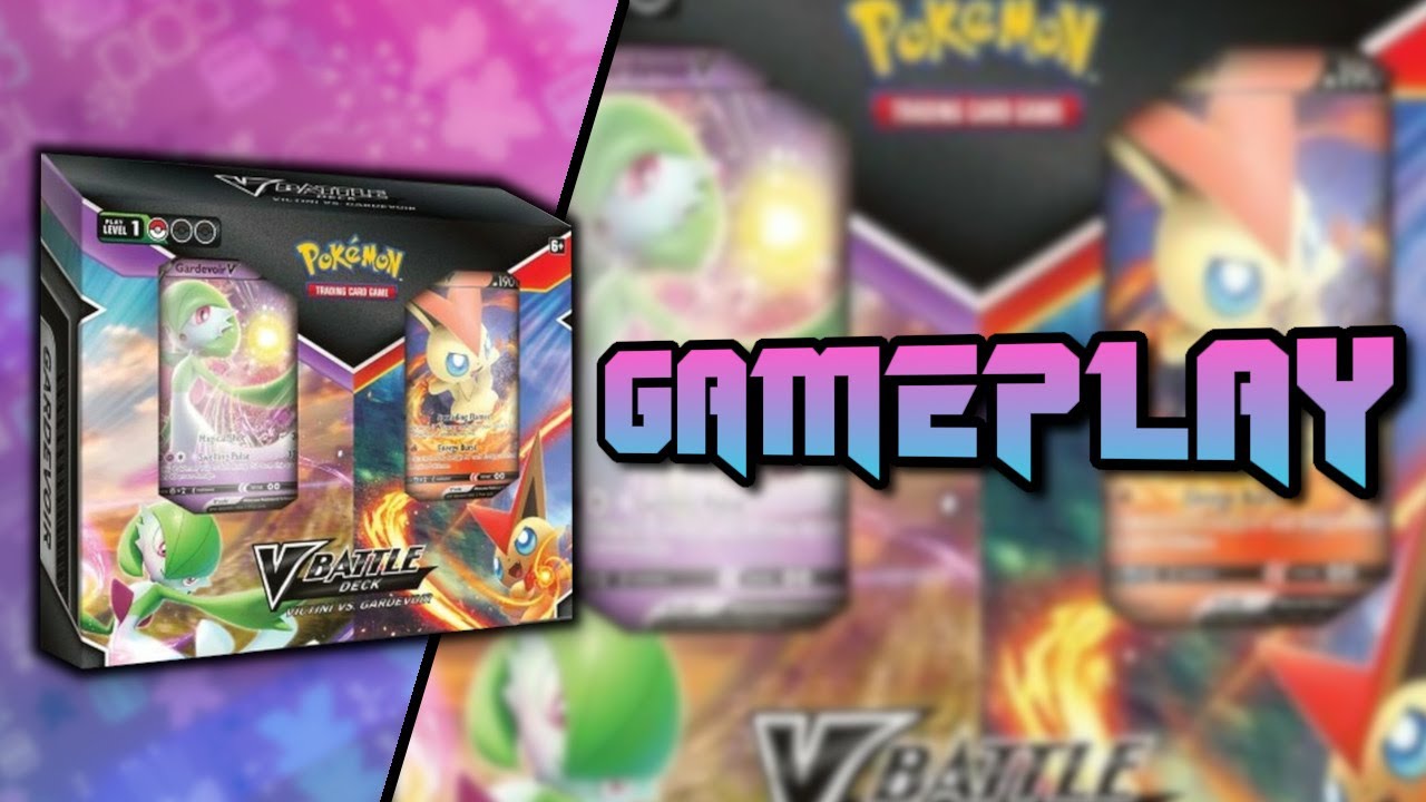  Pokémon TCG: V Battle Deck - Victini V or Gardevoir V : Toys &  Games