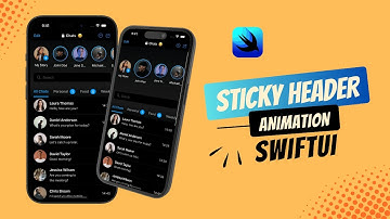 BUILD the FASTEST Sticky Header Animation in SwiftUI like Telegram!