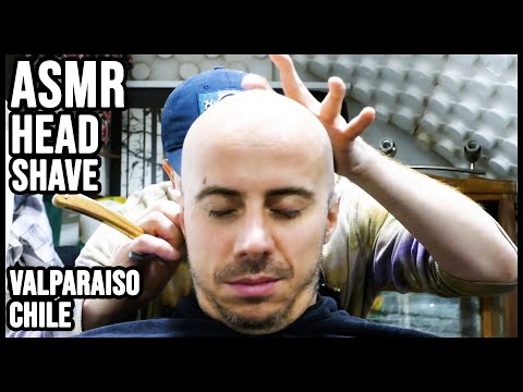 💈-asmr-barber-|-relaxing-head-shave-with-steam-|-valparaiso,-chile